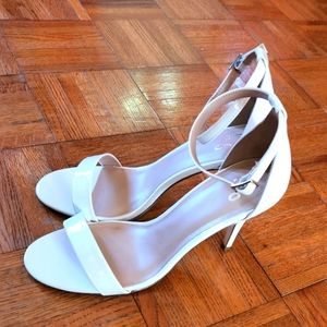 Mix No. 6 White Patent Leather Stappy Sandal